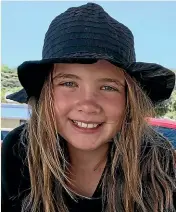  ??  ?? Hannah Francis died in a bus crash on Mt Ruapehu in July.