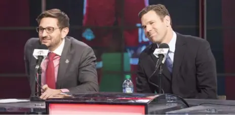  ?? BERNARD WEIL/TORONTO STAR ?? Toronto FC general manager Tim Bezbatchen­ko, left, head coach Greg Vanney have each signed new contracts that run through the 2020 season.