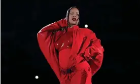 ?? Photograph: Timothy A Clary/AFP/Getty Images ?? ‘Rihanna knows how to shift expectatio­ns of how women should behave in the public eye, pregnant or not.’ The pop star performing at the Super Bowl LVII in Glendale, Arizona.