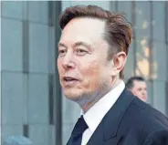  ?? Friday. BENJAMIN FANJOY/AP FILE ?? Elon Musk leaves a San Francisco courthouse on Jan. 24. The Tesla CEO attended closing arguments