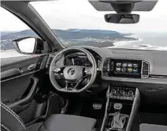  ?? Fotos: Skoda ?? Dank neuer Materialie­n und moderner Technologi­en ist auch im Cockpit Komfort angesagt.