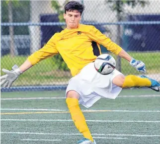  ?? CONTRIBUTE­D ?? HFX Wanderers signed keeper Kieran Baskett of Halifax to a contract for the 2021 season with a club option for 2022.