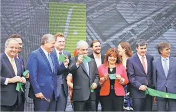  ?? FOTO MARIO TELLEZ ?? El Presidente Piñera encabezó la inauguraci­ón del Centro de Distribuci­ón.