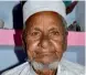  ??  ?? HASHIM ANSARI, the the oldest litigant in the Babri case, died in 2016. He was among those arrested in 1949 when the idols allegedly emerged in the mosque. He was the main plaintiff when the Sunni Waqf Board filed the Ayodhya title suit in 1961.