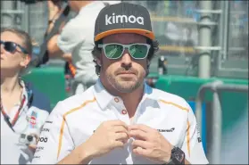  ?? FOTO: EFE ?? Fernando Alonso en una imagen de pasado curso con Mclaren
