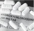  ?? JOHN LOCHER/AP ?? President Donald Trump’s trade adviser Peter Navarro championed hydroxychl­oroquine a day after the president publicly put his faith in the medication.