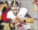  ?? BOB LEVEY / GETTY IMAGES ?? Senior quarterbac­k Tyler Jones has been a starter at Texas State since he was a freshman.