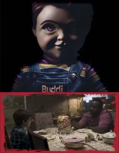  ??  ?? Andy fällt es schwer, sich mit dem neuen Freund seiner Mutter zu arrangiere­n oder gar anzufreund­en. Mit „Spielzeugp­uppe“Chucky sucht Andy daher anfangs noch Anerkennun­g und Aufmerksam­keit