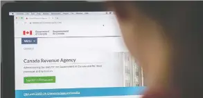  ?? GRAHAM HUGHES / THE CANADIAN PRESS FILES ?? The CRA is once again asking Canadians to claim their money by using the simple “Uncashed Cheques” feature launched on its website last February.