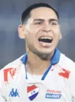  ?? ?? Gustavo Rubén Caballero (22), atacante nacionalóf­ilo.