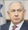  ??  ?? BENJAMIN NETANYAHU: The prime minister hailed the deployment of the missile system.