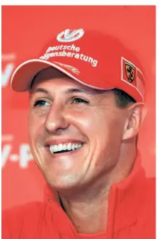  ?? AP ?? True legend: Not all sportsmen identified with their sport so closely and so fully as Michael Schumacher did.