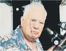  ?? GETTY ?? Sir Patrick Moore at a photo shoot in London, 2000