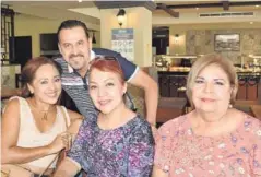  ?? ITZCHELT RODRÍGUEZ ?? > Sergio Gutiérrez, Milagros Iturbide, Beatriz Arellano y Mary Carmona.