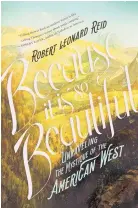  ??  ?? “Because It is So Beautiful” is a semifinali­st for the PEN/ Diamonstei­n-Spielvogel Award for the Art of the Essay. The $10,000 prize is for a book of essays published in 2017 “that exemplifie­s the dignity and esteem that the essay form imparts to...