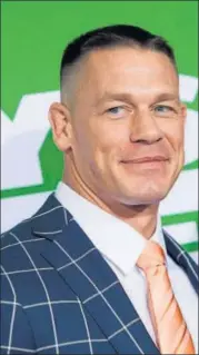  ?? PHOTO: VALERIE MACON/AFP ?? John Cena is the voice of Ferdinand, the heavy, lovable bull