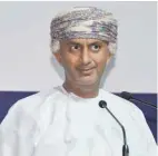  ??  ?? Dr Ali bin Masoud al Sunaidy, Minister of Commerce and Industry, speaking at Sultan Qaboos University (SQU) on economy on Tuesday.