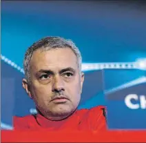  ?? FOTO: AP ?? Mourinho en la previa del choque ante el CSKA