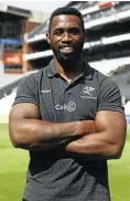  ??  ?? Springbok captain Siya Kolisi this week made the move to the Sharks.