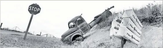  ?? Photo / Supplied ?? Photograph by Helmut Hirler. Photograph­y meets painting at the Taupo¯ Museum’s exhibition On The Road Again.