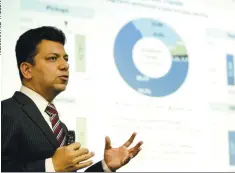  ??  ?? Vivek speaks during a media briefing on the Malaysian automotive outlook in 2018 in Kuala Lumpur yesterday.