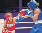  ?? PTI ?? ■ Mary Kom (left) has won six world championsh­ips.