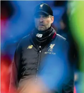  ?? FOTO: LEHTIKUVA/GLYN KIRK ?? Kan Jürgen Klopp i år äntligen föra Liverpool till en efterlängt­ad titel?