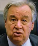  ?? ?? Warning: Antonio Guterres