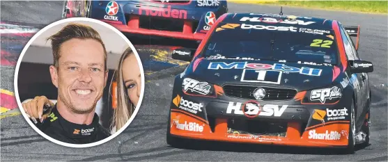  ?? ?? James Courtney has signed a new Supercars deal that will keep him racing well into his forties. Pictures: Tom Huntley