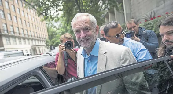  ??  ?? JEREMY CORBYN: The Labour leader is accused of being a loser but every by-election and four mayorial elections have been won while he has been in his party’s top job. Picture: Dan Kitwood