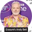  ?? ?? Erasure’s Andy Bell