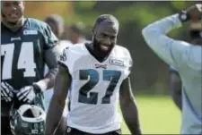  ?? MATT ROURKE — THE ASSOCIATED PRESS ?? Eagles free safety Malcolm Jenkins is one of the team’s best leaders. But his leadership duties off the field rival those demanded by his position with the football team.