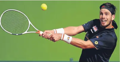  ?? Picture: Getty Images. ?? Davis Cup debutant Cameron Norrie, the British No 3, in action against world No 21 Albert Ramos-Vinolas.