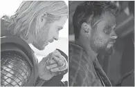  ??  ?? Left: 2011’s “Thor.” ALL PHOTOS BY MARVEL