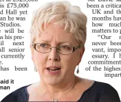  ??  ?? Carrie Gracie said it was time a woman got the top job
