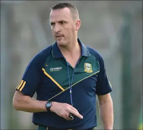  ??  ?? Meath manager Andy McEntee.