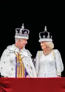  ?? Images ?? King Charles III and Queen Camilla at Buckingham Palace following the coronation, 6 May 2023. Photograph: P van Katwijk/Getty