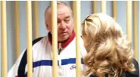  ?? YURI SENATOROV/KOMMERSANT-REUTERS ?? MANTAN AGEN GANDA: Sergei Skripal di pengadilan militer Rusia, pada 9 Agustus 2006. Dia kini dalam kondisi kritis akibat racun.