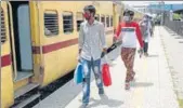  ?? HT FILE ?? Since May 7, eight special trains have left Mohali for various destinatio­ns in Bihar and Uttar Pradesh.