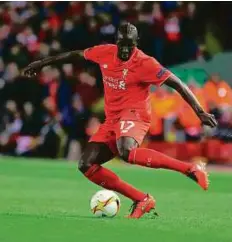  ?? Rex Features ?? Mamadou Sakho insisted he was doing his best in training. He had sustained an injury, from which he has now recovered.