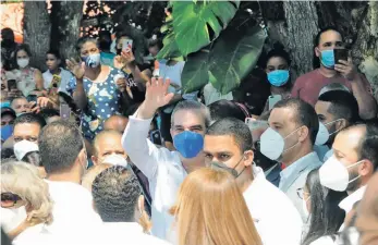  ?? ONELIO DOMÍNGUEZ ?? El presidente Abinader participó en los actos del Día de Las Mercedes.