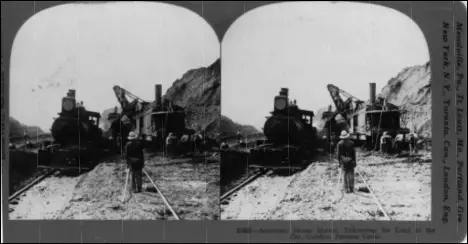  ?? Photo provided ?? 1907 image of the constructi­on of the Panama Canal.