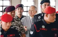  ?? Photo: AFP ?? Najib Razak’s lawyers say the 70-year-old should be allowed to serve out the rest of his term from the comfort of his own home.