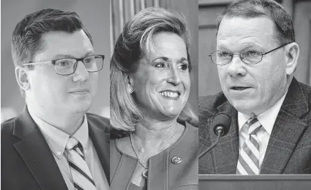  ?? USA Today Network file photos ?? GOP Reps. Jake LaTurner, Ann Wagner and Sam Graves voted on the side of freedom.