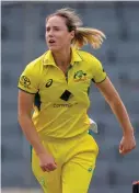  ?? ?? Ellyse Perry said it was an amazing opportunit­y to play at the venue