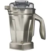  ??  ?? Serving up poolside blender drinks just got more stylish and safe with an unbreakabl­e stainless-steel container that’s compatible with any full-size Vitamix blenders. Stainless steel container with Bpa-free lid $259| Vitamix.ca