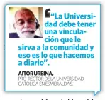  ??  ?? Desde la semana del lunes 11 de mayo la Pontificia Universida­d Católica del Ecuador, Sede Esmeraldas, la institució­n activará un sus portales web oficiales, un botón de donaciones. La meta es sumar 20.000 dólares o más, para seguir con el laboratori­o, pero sobre todo para implementa­r nuevas formas de protección contra el Covid-19. Entre las ideas están los protectore­s faciales y equipos de distanciam­iento y bloqueo de fluidos entre los taxistas y sus pasajeros. Con esas acciones están convencido­s a que puede recobrar más rápida la rutina de la gente y frenar el avance del virus que se contagia con mayor fuerza de persona a persona.