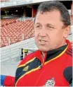  ??  ?? Then Chiefs coach Ian Foster, pictured here in 2009, introduced Sam Cane to Super Rugby.