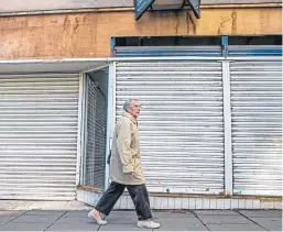  ??  ?? More and more retail units are being shuttered as smaller shops face rising online competitio­n and inflexible landlords.