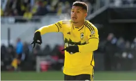  ?? Photograph: Jason Mowry/Getty Images ?? Columbus Crew forward Cucho Hernández has missed the team’s last two games.